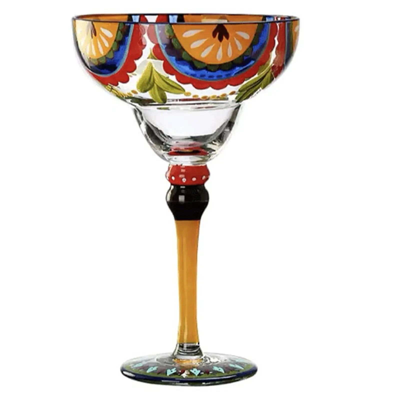 Margarita Cocktail Goblet Cup Multi-Purpose Colorful Wine Glasses for Home Bar Wedding Party Collection41
