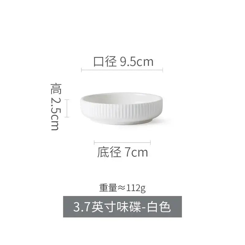 Nordic Ceramic Tableware Matte Glazed Japanese Style Ins Style Dishes Sets Salad Soup Bowl Flat Plate Dinnerware Collection41