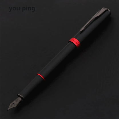 Luxury Quality Jinhao 75 Metal Black red Fountain Pen Financial Office Student School Stationery Supplies Ink Pens